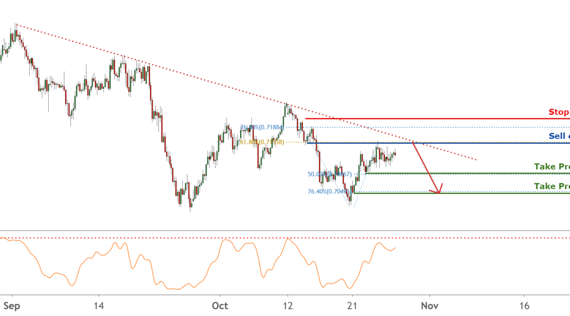 AUDUSD touching the trendline, possible reversal! for FX:AUDUSD by FXCM