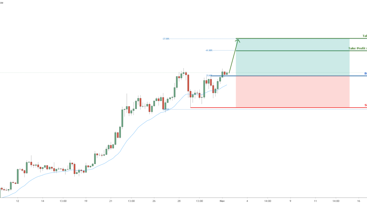 BTC bounce from support, potential for a further rise|2 Nov 2020 for FX:BTCUSD by FXCM