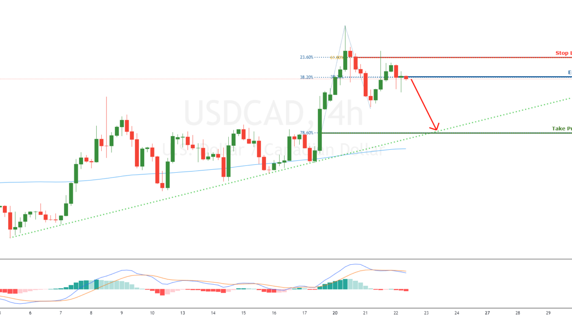 USDCAD is at a pivot, potential for dip | 22 Sept 2022 for FX:USDCAD by FXCM